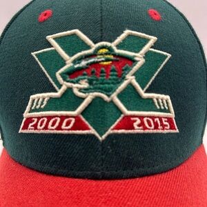 🏒 Minnesota Wild 15th anniversary ball cap. XL hockey